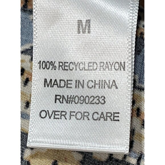 PacSun Men's Button Up Vertical Stripe Camp Shirt SIZE-MEDIUM - Picture 4 of 7